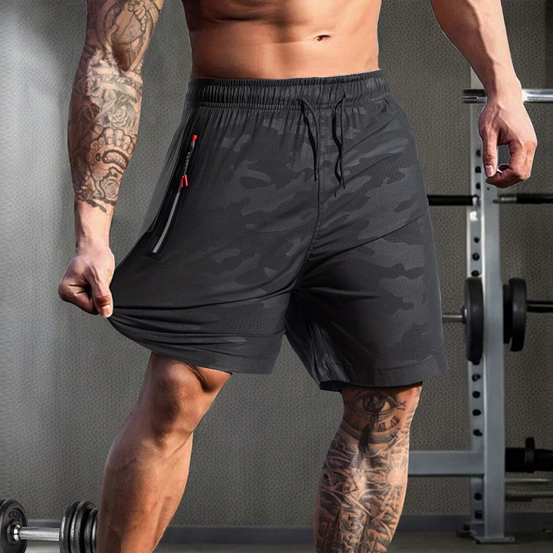 Pantaloni scurți de camuflaj pentru bărbați, stil european transfrontalier, de vară americană, plus mărime, pentru sport, în aer liber, pentru fitness