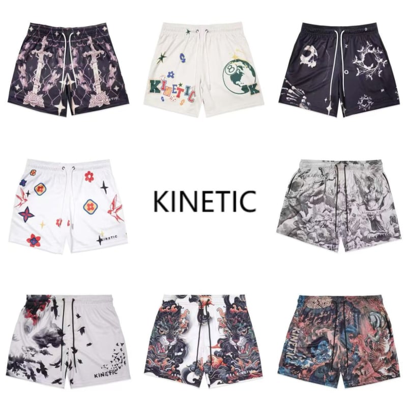 KINETIC Tide Brand Ljetne nove sportske hlače za fitness trčanje košarku kratke hlače s četiri točke brzosušeće trendi jednodijelne hlače generacije