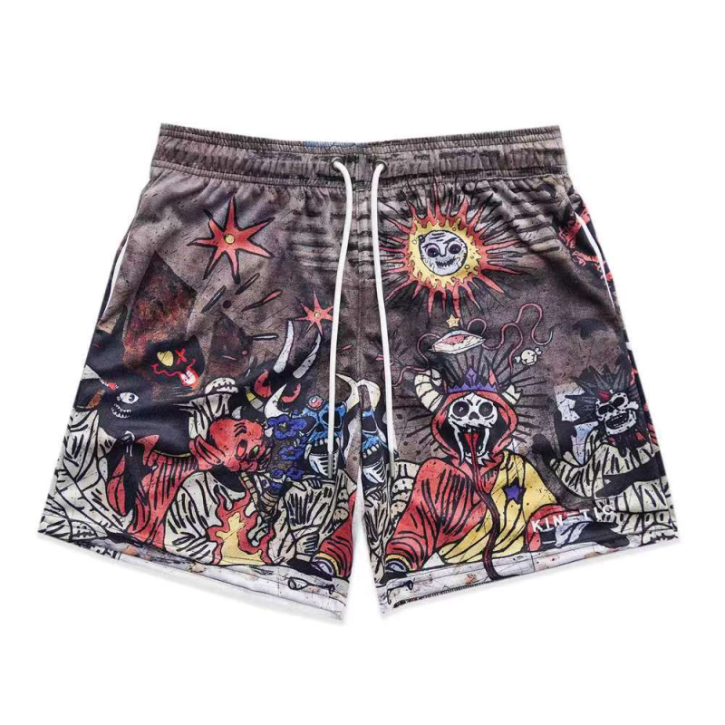 KINETIC Tide brändi suvine uus spordi-, fitness- ja jooksmispüks, korvpall, neljapunktilised lühikesed püksid, kiiresti kuivavad, trendikad ühes tükis püksid, põlvkond