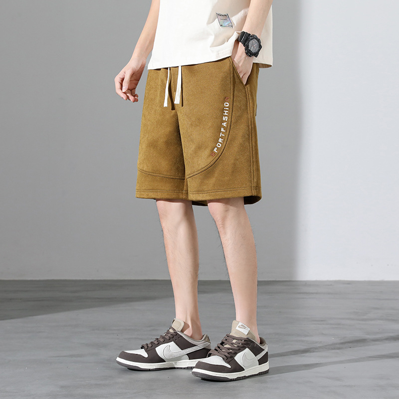 Meeste lühikesed püksid 2023. aasta suvised õhukesed moekad brändi lahtised spordipüksid trendikad moekad pealisrõivad vabaaja keskmise pikkusega püksid