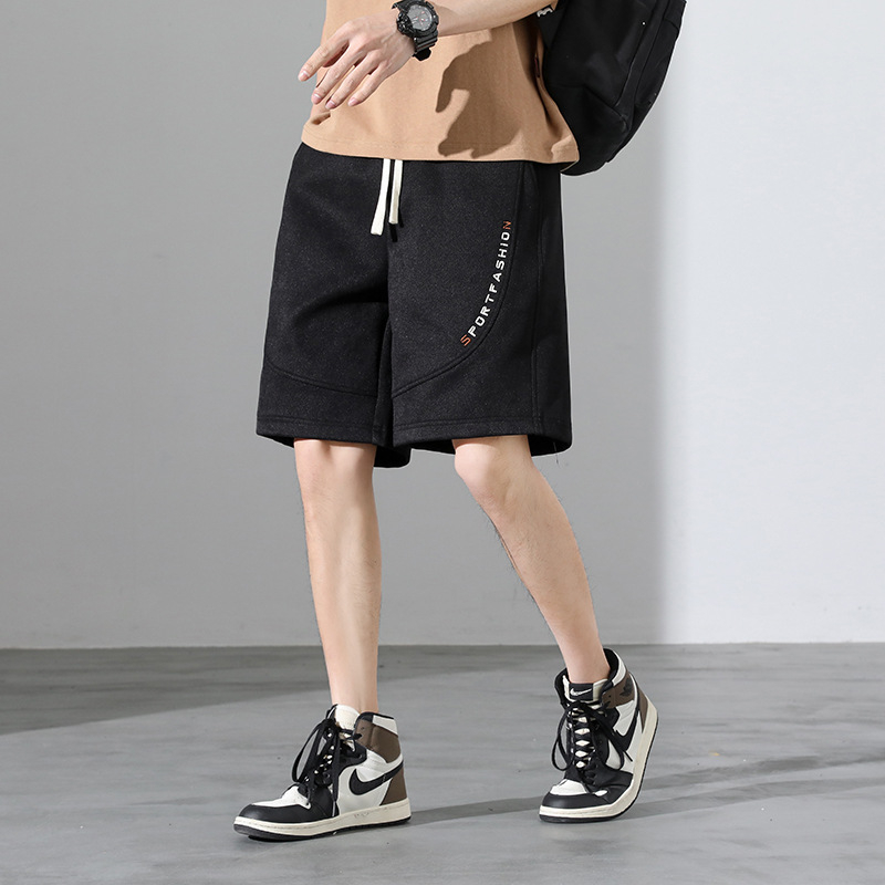 Meeste lühikesed püksid 2023. aasta suvised õhukesed moekad brändi lahtised spordipüksid trendikad moekad pealisrõivad vabaaja keskmise pikkusega püksid