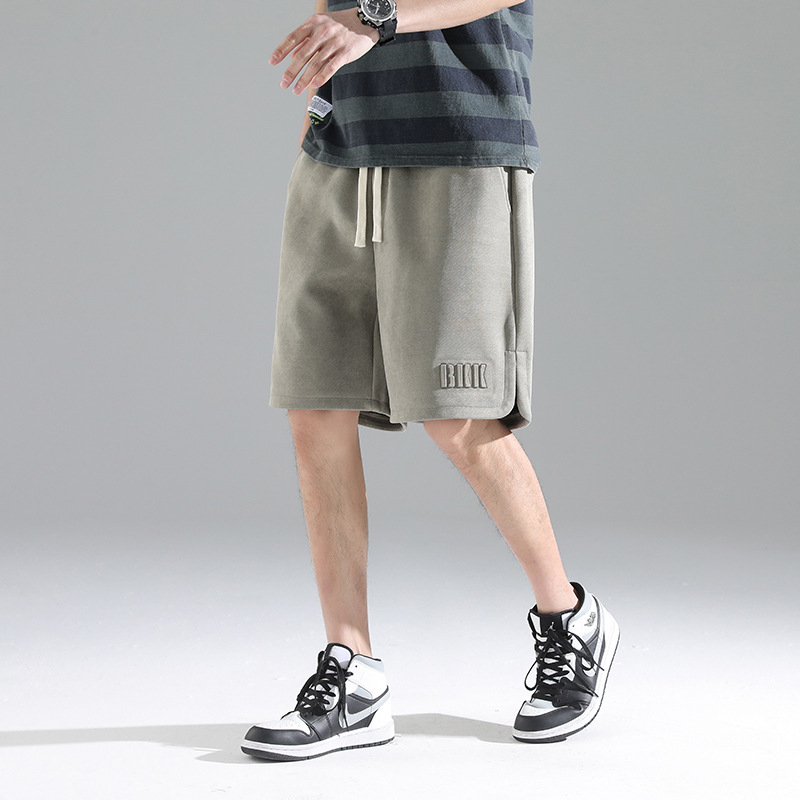 Meeste lühikesed püksid 2023. aasta suvised õhukesed moekad brändi lahtised spordipüksid trendikad moekad pealisrõivad vabaaja keskmise pikkusega püksid