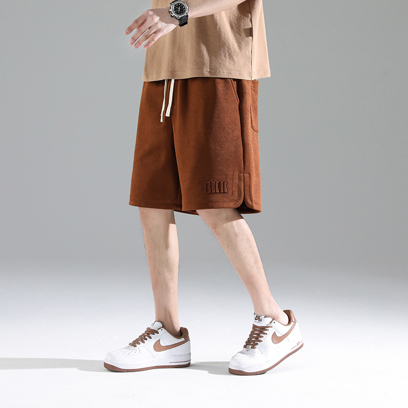 Meeste lühikesed püksid 2023. aasta suvised õhukesed moekad brändi lahtised spordipüksid trendikad moekad pealisrõivad vabaaja keskmise pikkusega püksid