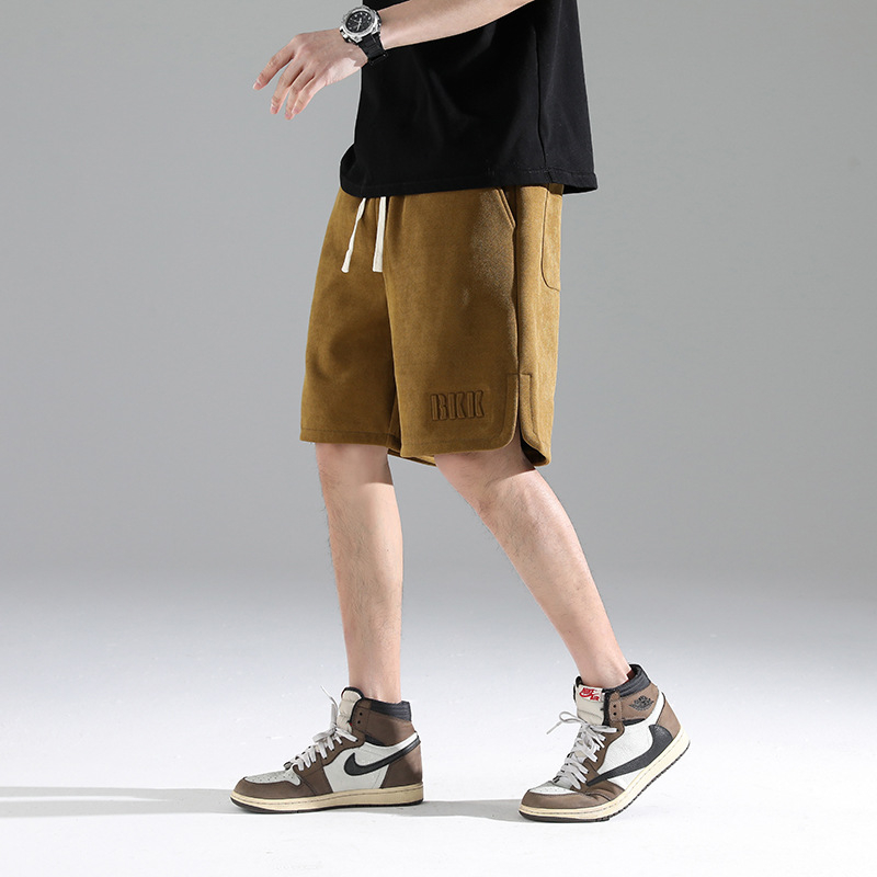 Meeste lühikesed püksid 2023. aasta suvised õhukesed moekad brändi lahtised spordipüksid trendikad moekad pealisrõivad vabaaja keskmise pikkusega püksid