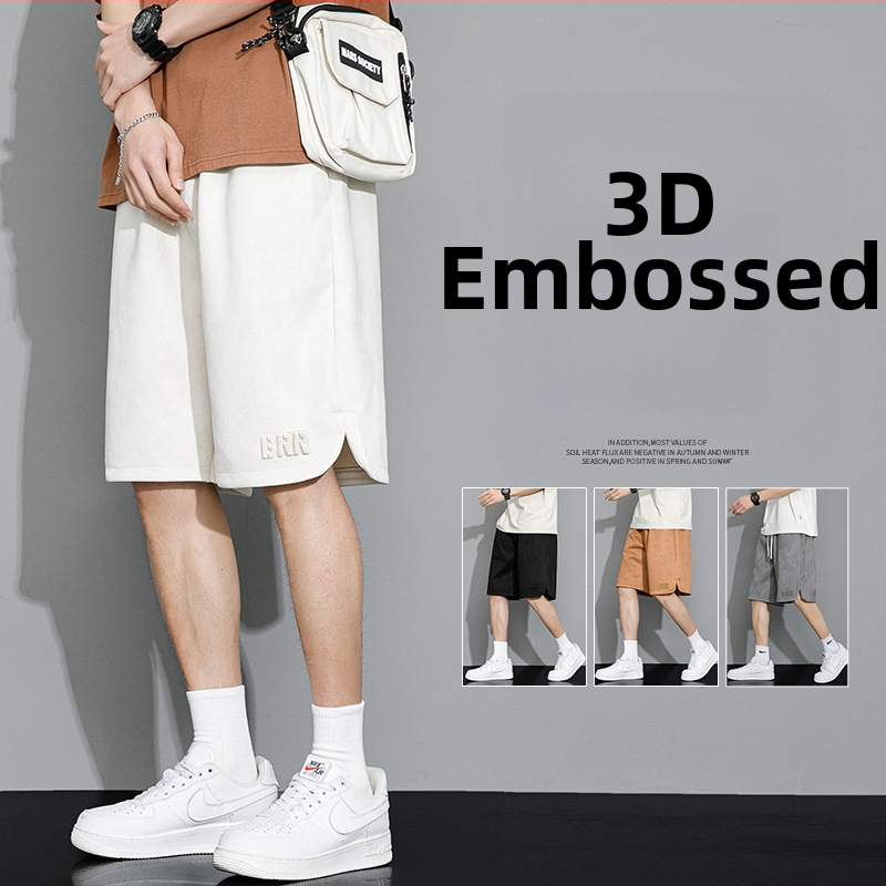 Мъжки ежедневни шорти, летен тънък стил, свободна кройка, голям размер, екстра големи, спортни шорти от ледена коприна, ежедневни модерни панталони