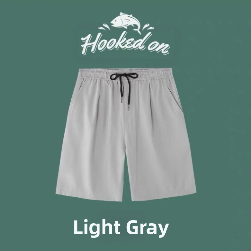 Pánske letné športové šortky Ice Silk, nové kórejské štýlové módne nohavice bez rukávov, voľné, veľké športové nohavice