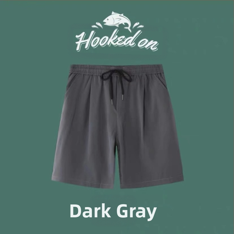 Pánske letné športové šortky Ice Silk, nové kórejské štýlové módne nohavice bez rukávov, voľné, veľké športové nohavice