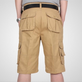 Pantaloni scurți 2024 pentru bărbați, mărime mare, pantaloni cu buzunare multiple pentru bărbați, pantaloni cargo, tineri, vârstă mijlocie și vârstnici, pantaloni cu cinci sferturi, pantaloni medii pentru bărbați