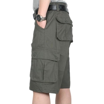 Pantaloni scurți 2024 pentru bărbați, mărime mare, pantaloni cu buzunare multiple pentru bărbați, pantaloni cargo, tineri, vârstă mijlocie și vârstnici, pantaloni cu cinci sferturi, pantaloni medii pentru bărbați