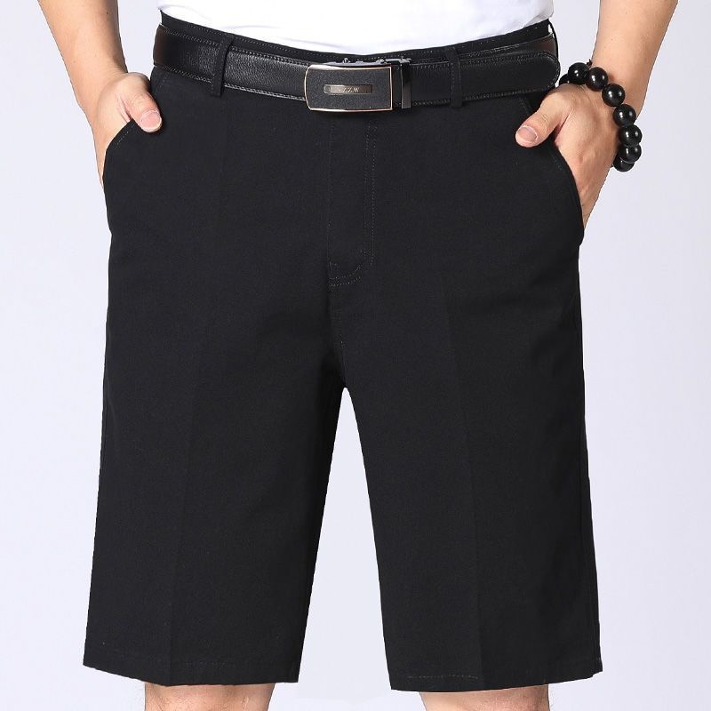 Pantaloni scurți 2024 pentru bărbați, mărime mare, pantaloni cu buzunare multiple pentru bărbați, pantaloni cargo, tineri, vârstă mijlocie și vârstnici, pantaloni cu cinci sferturi, pantaloni medii pentru bărbați