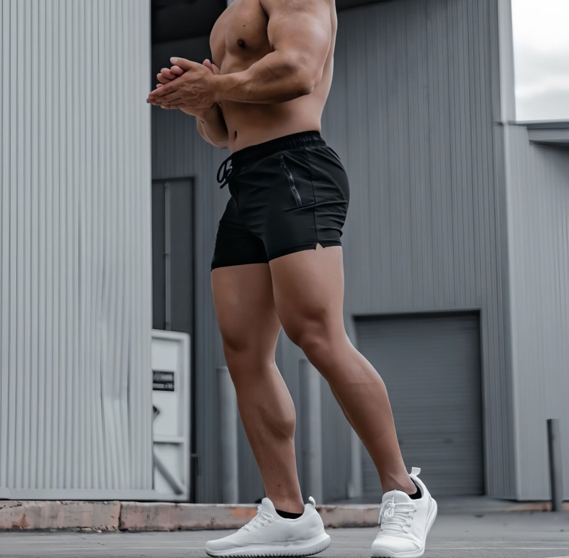 Спортни бързосъхнещи шорти за външна търговия, лято, на склад, за мъже, за възрастни, с цип, джоб, европейски размер