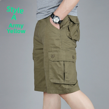 Dropshipping transfrontalier en-gros pantaloni scurți noi pentru bărbați, mărime mare, salopete, pantaloni de tată, pantaloni de cinci sferturi, largi, pentru persoane de vârstă mijlocie și vârstnici