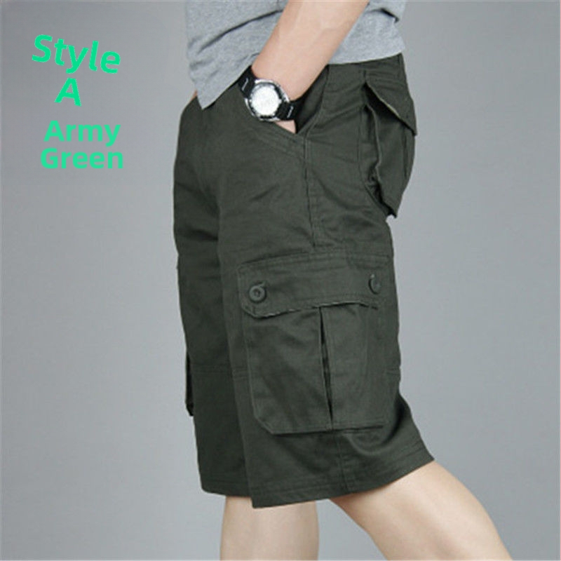 Dropshipping transfrontalier en-gros pantaloni scurți noi pentru bărbați, mărime mare, salopete, pantaloni de tată, pantaloni de cinci sferturi, largi, pentru persoane de vârstă mijlocie și vârstnici