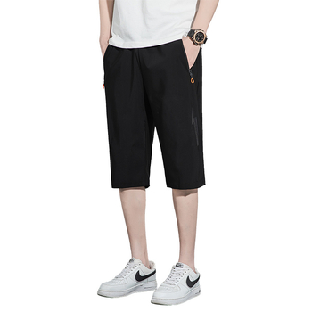 Παντελόνι Capri για άνδρες, καλοκαιρινή άφιξη 2023, μεταξωτό παντελόνι εργασίας, χαλαρό, casual, μεσαίου μήκους, αθλητικό, γρήγορο στέγνωμα, μοντέρνο M-8X