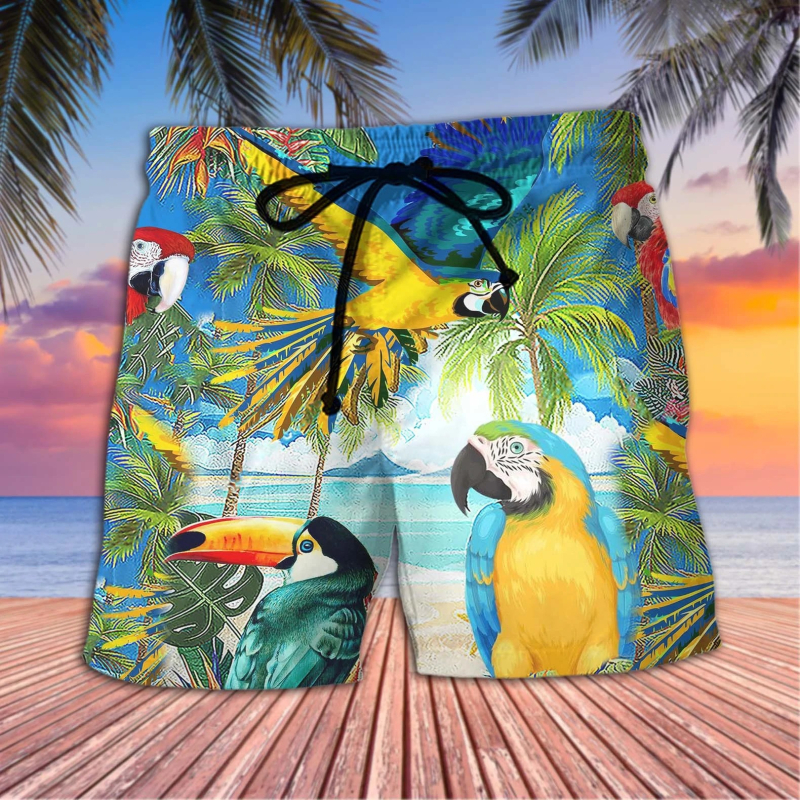 Suvised meeste rannapüksid pakuvad rannastiilis 3D-digitaalprintimise vabaaja ranna HD-mustriga lühikesi pükse