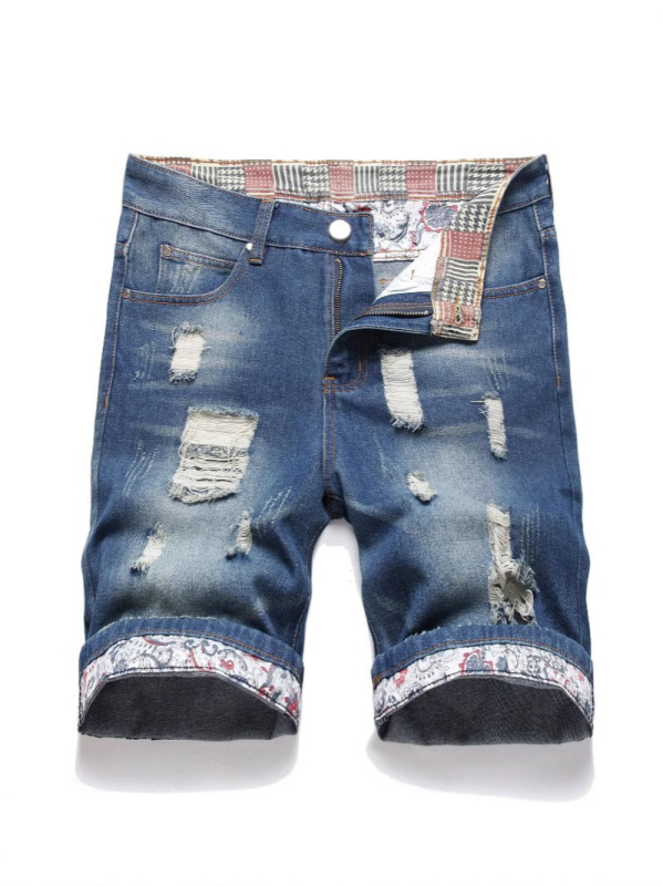 Europietiški ir amerikietiški madingi vyriški trumpi laisvalaikio džinsai 2025 m. madingi stilingi populiarūs tarpvalstybiniai didmeniniai džinsai tiesioginiu pristatymu