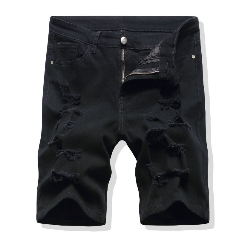 Europietiški ir amerikietiški madingi vyriški trumpi laisvalaikio džinsai 2025 m. madingi stilingi populiarūs tarpvalstybiniai didmeniniai džinsai tiesioginiu pristatymu