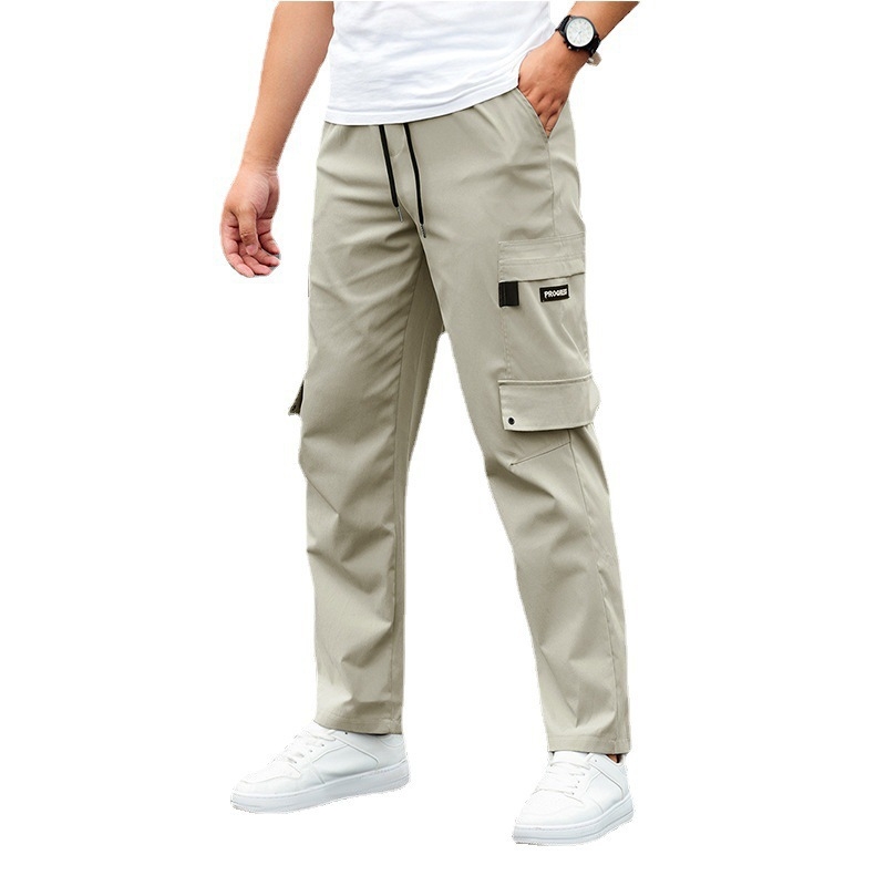 Salopete de primăvară și toamnă europene și americane pentru bărbați 2022, brand nou de modă, pantaloni sport casual drepți, lejeri, transfrontalieri exclusivi