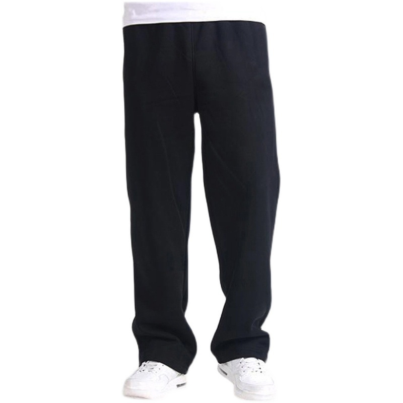 Pantaloni sport subțiri din bumbac pentru primăvară și vară, pantaloni de trening casual lejeri, drepți, pentru bărbați, pantaloni elastici, mărime plus
