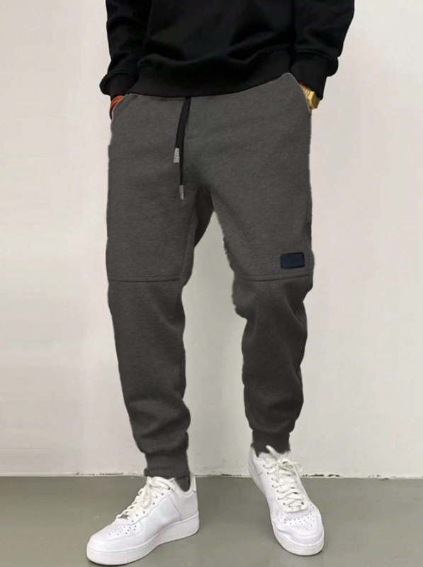 2023. aasta Amazon Independent Stationi keermestatud pingutusnööriga vabaaja paksendatud püksid. Trendikad brändi fliisvoodriga püksid. Mugavad, soojad ja vabaaja. Mitmekülgsed.