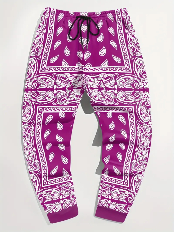 2024-es leggings férfi melegítőnadrág, széles szárú, jellegzetes mintás, divatos tavaszi és őszi sportnadrág, hosszú nadrág, ML4