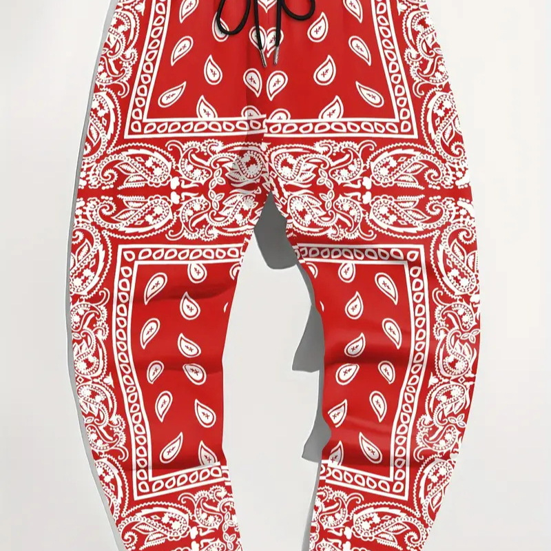 2024. aasta meeste vabaajapüksid, laiad püksid, iseloomulikud trükitud trendikad kevad- ja sügisspordipüksid, pikad püksid ML4