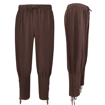 Μεσαιωνικό τετράχρωμο ρετρό κολάν με καμπύλες σε μέγεθος Pirate Ship Cos Play Casual παντελόνι με καμπύλες