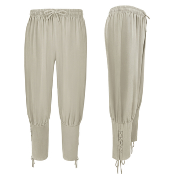 Μεσαιωνικό τετράχρωμο ρετρό κολάν με καμπύλες σε μέγεθος Pirate Ship Cos Play Casual παντελόνι με καμπύλες