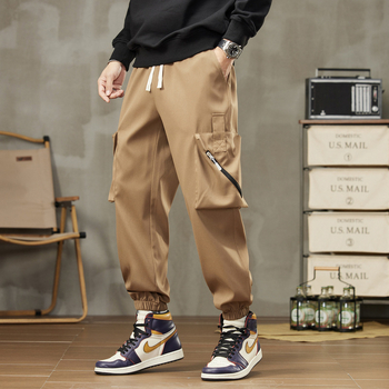 [Kontrola ceny 59] Pánske jarné a jesenné značkové nohavice Tooling, americká pouličná retro móda, voľnočasové športové nohavice s dĺžkou do päty