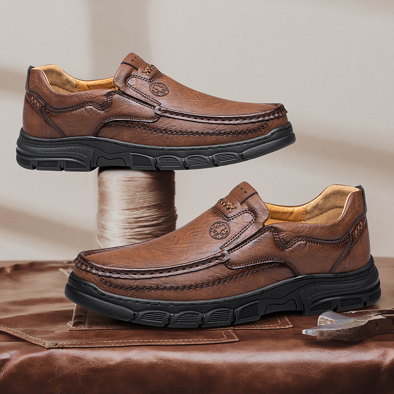 Pantofi sport din piele casual pentru bărbați, cu platformă, mărime plus, pentru exterior, Amazon, populari, mocasini pentru bărbați, pantofi casual pentru bărbați