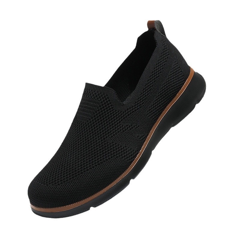 Kojinės ir batai 2025 Vyriški užsegami batai Kvėpuojantys sportbačiai Skraidantys tinklelio batai Vyriški plius dydžio vaikščiojimo batai