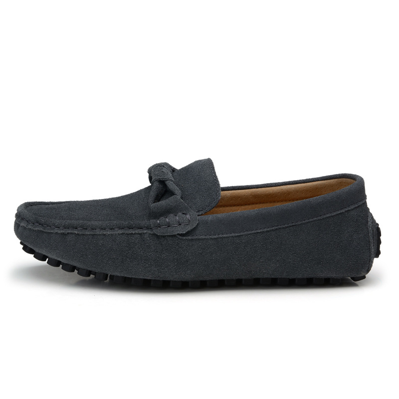 Nagykereskedelmi új bőr férfi babcipő, közvetlen gyári lábcipő, lusta cipő, vezetési alkalmi férfi cipő