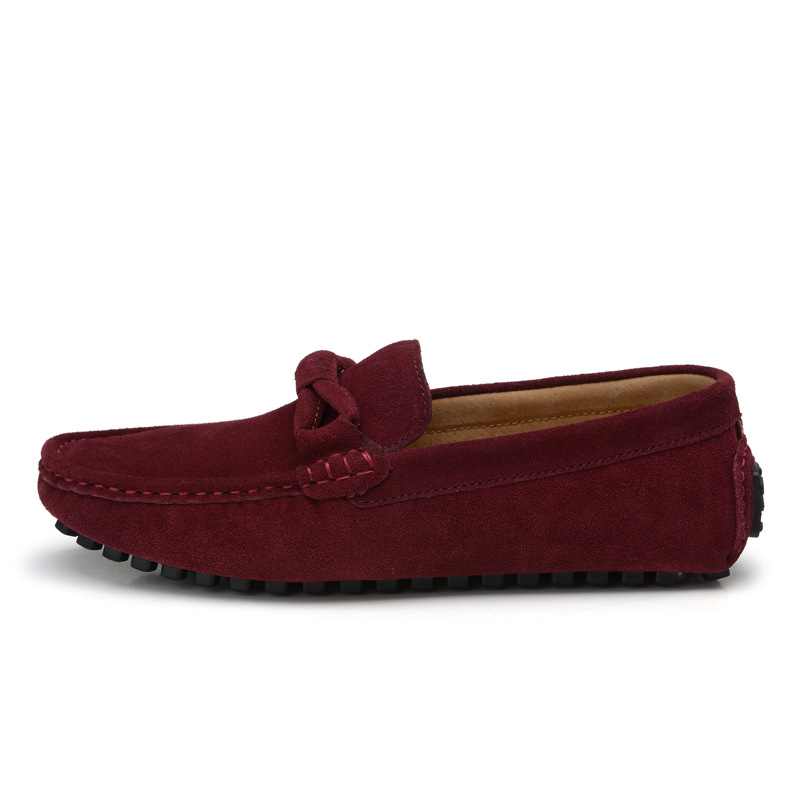 Nagykereskedelmi új bőr férfi babcipő, közvetlen gyári lábcipő, lusta cipő, vezetési alkalmi férfi cipő