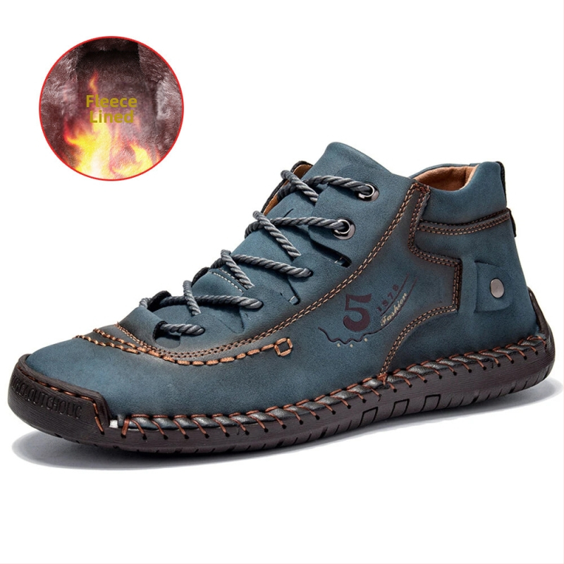 „Spot Winter“ nauji vidutinio aukščio „Martin“ batai, vyriški „Explosion“ didelių dydžių trumpi batai, vyriški laisvalaikio batai, rankų darbo vyriški batai.