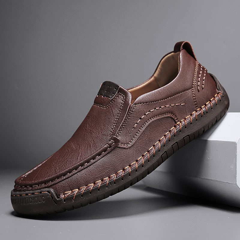 Pantofi sport pentru bărbați cu talpă moale, stil Baotou, cu platformă, stil moale, stil de conducere, stil moale