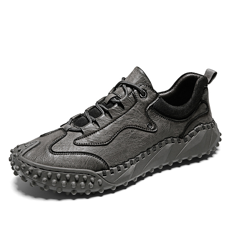 Toamna nouă, pantofi casual transfrontalieri, populari, mărimi plus, pentru bărbați, pantofi din piele, pantofi la modă lucrați manual, pantofi individuali pentru bărbați