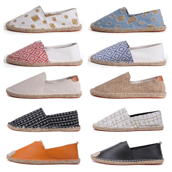 Pantofi sport casual pentru bărbați și femei, pantofi de paie, pantofi de pescar, pantofi leneși respirabili, la modă direct din fabrică