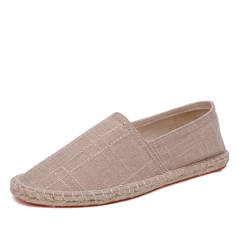 Pantofi sport casual pentru bărbați și femei, pantofi de paie, pantofi de pescar, pantofi leneși respirabili, la modă direct din fabrică