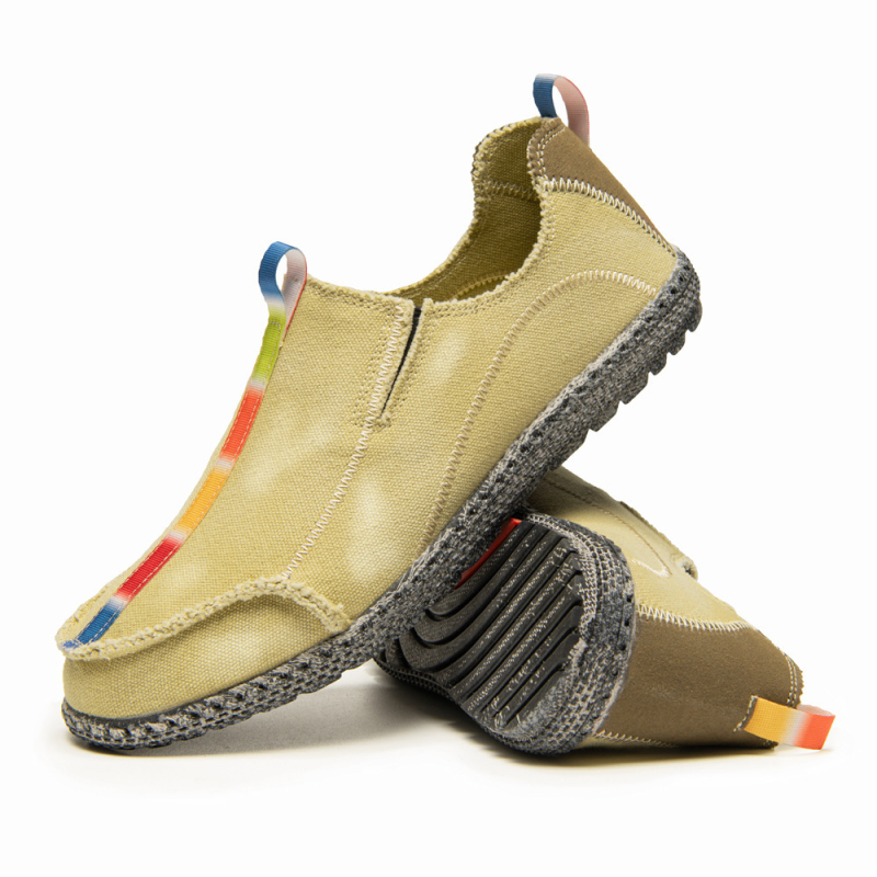 2024 Pantofi de pânză cu cap lat, țesute transfrontaliere, antiderapanți, din pânză veche de Beijing, casual, confortabili și respirabili