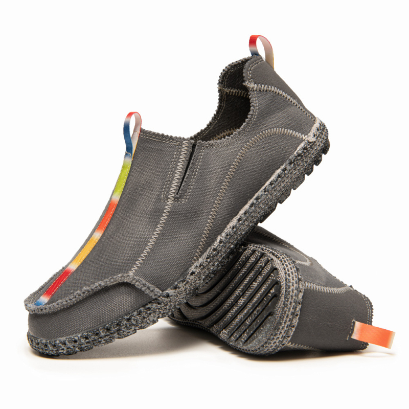 2024 Pantofi de pânză cu cap lat, țesute transfrontaliere, antiderapanți, din pânză veche de Beijing, casual, confortabili și respirabili