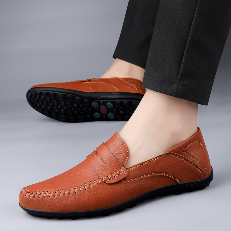 Pantofi sport din piele, din microfibră, mărime mare, casual, mici, din piele, 2025, primăvara, la modă, la modă și confortabili, pentru bărbați, Dropshipping