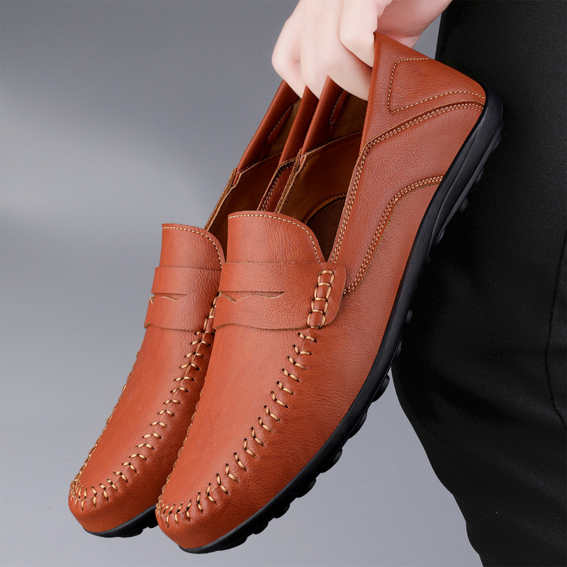 Pantofi sport din piele, din microfibră, mărime mare, casual, mici, din piele, 2025, primăvara, la modă, la modă și confortabili, pentru bărbați, Dropshipping