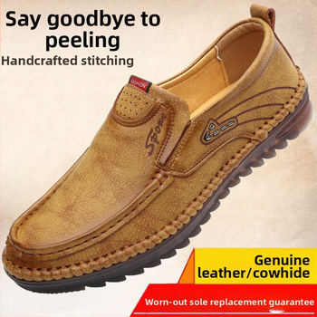 Pantofi sport casual din piele pentru bărbați, de primăvară 2021, model leneș, cu slip-on, Tods, cusături lucrate manual, din piele, pantofi de condus pentru bărbați