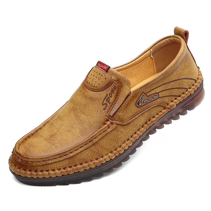Pantofi sport casual din piele pentru bărbați, de primăvară 2021, model leneș, cu slip-on, Tods, cusături lucrate manual, din piele, pantofi de condus pentru bărbați