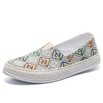 Νέα καλοκαιρινά ανδρικά υφασμάτινα παπούτσια, slip-on χαμηλά, αναπνεύσιμα, casual, χαλαρά παπούτσια, ανδρικά casual παπούτσια με μαλακή σόλα