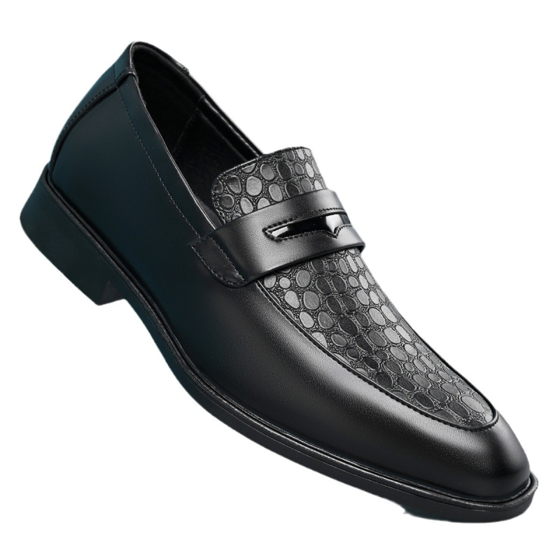 2025 Pantofi de comerț exterior transfrontalier Amazon en-gros Pantofi noi din piele pentru bărbați 46 Set de lucru Mărimea piciorului Pantofi pentru bărbați 47