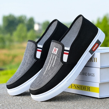 Neslystantys, dilimui atsparūs seni Pekino medžiaginiai vyriški batai, lengvi, kvėpuojantys, drobiniai batai, patogūs, minkšti darbo batai