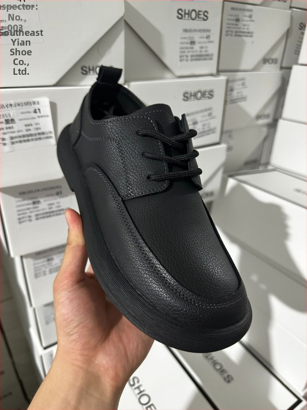 Õõnesnahast meeste kingad 2024. aasta suvised uued meeste kingad ehtsast nahast hingavad trendikad universaalsed paksu tallaga vintage vabaajajalatsid