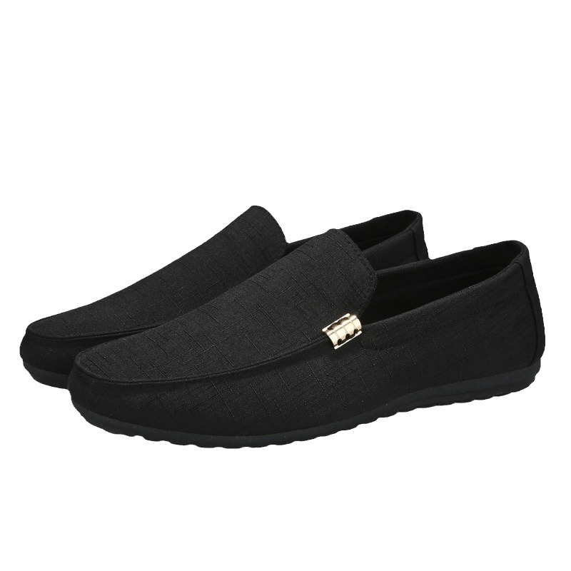 Doug Shoes 2024 Letné látkové topánky Pánske ležérne topánky Britské univerzálne lenivé plátené topánky Nazúvacie topánky pre väčšie veľkosti Pánske topánky