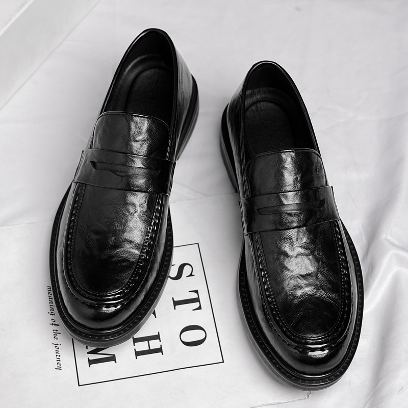 Pantofi sport din piele pentru bărbați, cu înălțime interioară, cu creștere a înălțimii, casual, de afaceri, 6 cm, pentru bărbați, pantofi sport cu toc scăzut, pantofi sport dintr-o singură bucată pentru bărbați